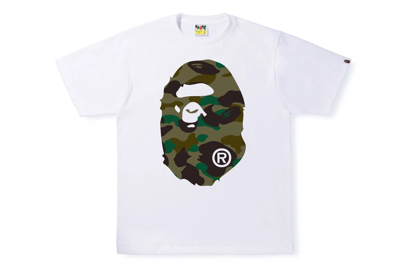 1ST CAMO BIG APE HEAD TEE sold by Bape product image thumbnail 5