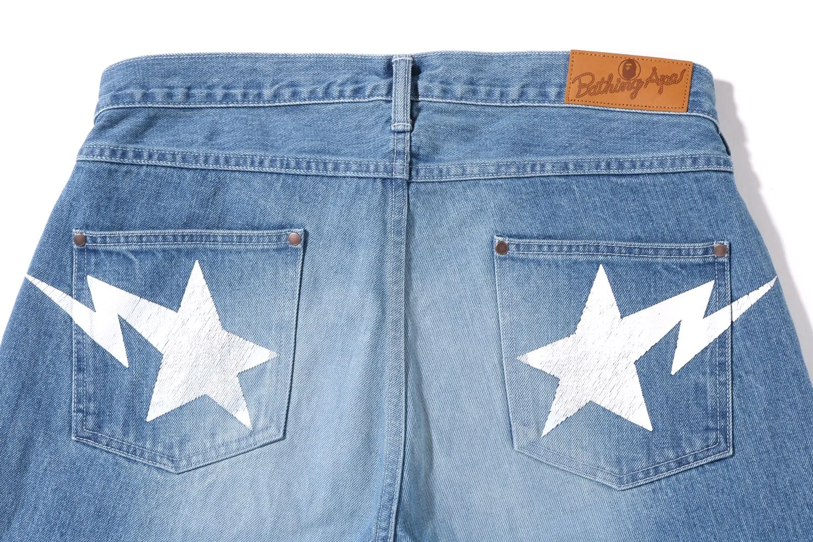BAPE STA LOOSE FIT DENIM PANTS sold by Bape product image thumbnail 3