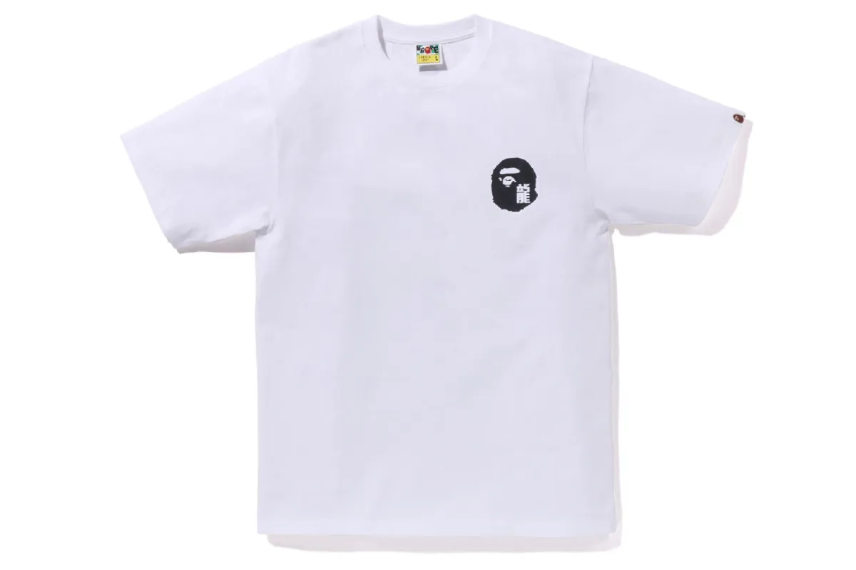 YEAR OF DRAGON APE FACE TEE sold by Bape