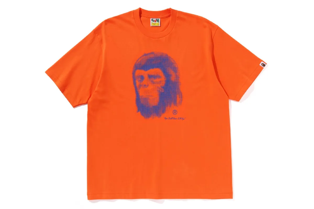 PIXEL COMIC APE HEAD RELAXED FIT TEE made by Bape