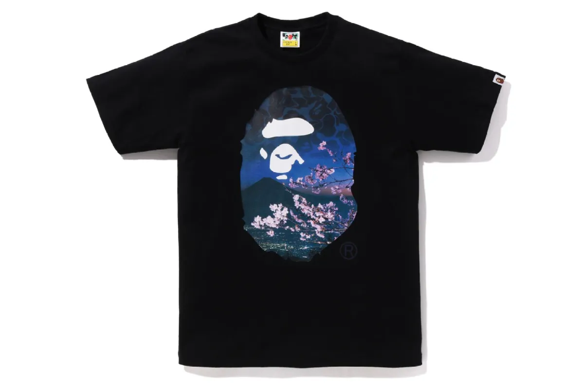 SAKURA PHOTO APE HEAD TEE #2 sold by Bape