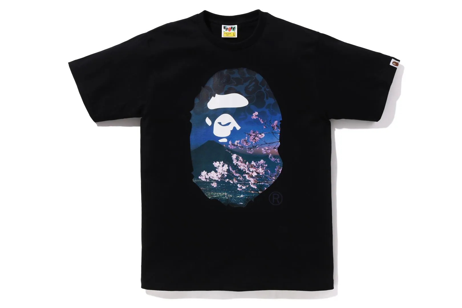 SAKURA PHOTO APE HEAD TEE #2 sold by Bape