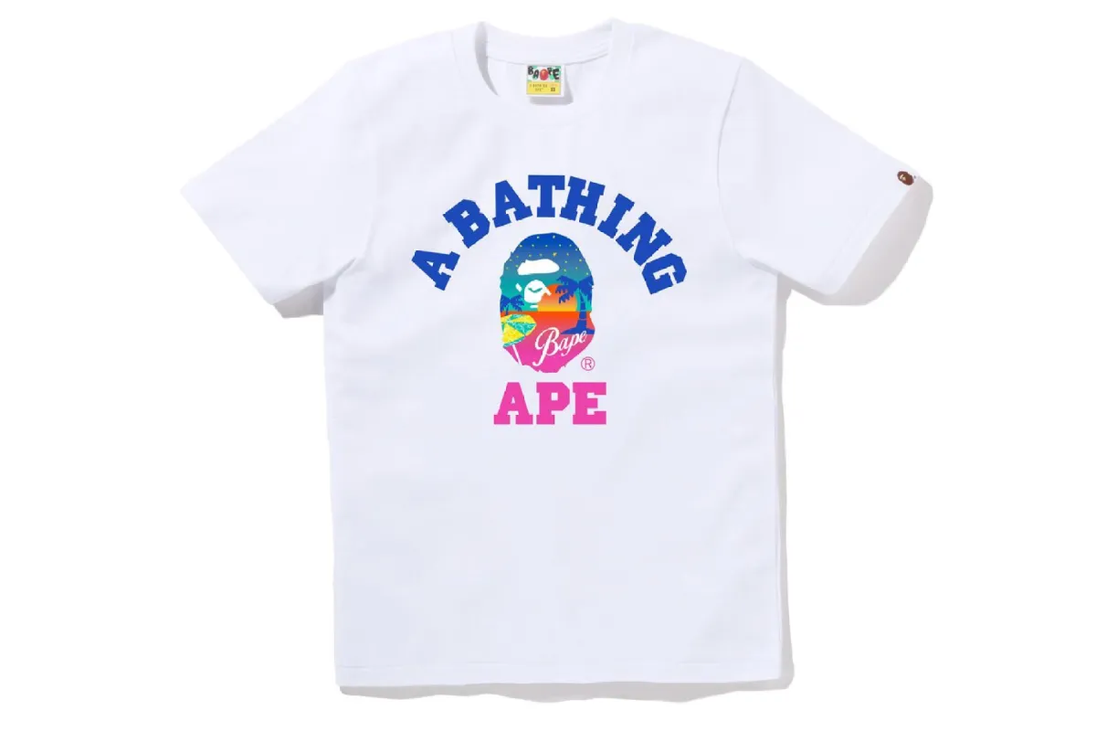 BAPE SUNSET BEACH TEE made by Bape