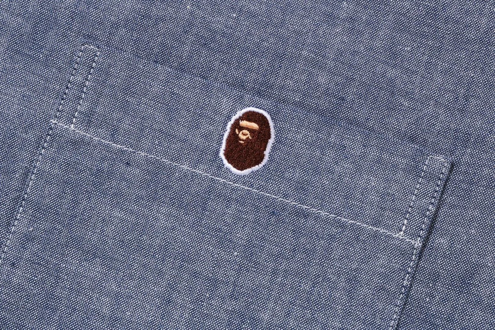 APE HEAD ONE POINT OPEN COLLAR SHIRT sold by Bape product image thumbnail 2