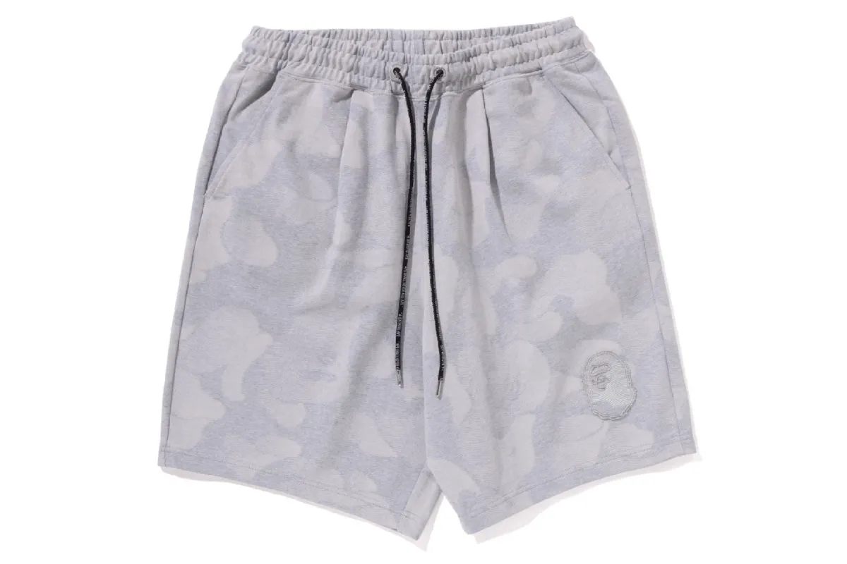 INK CAMO APE HEAD PATCH SWEAT SHORTS sold by Bape