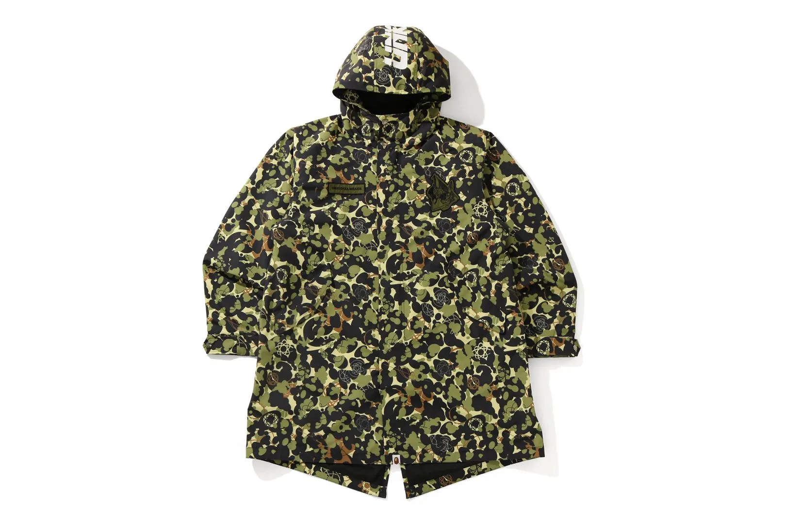 UNKLE MWA CAMO M-51 HOODIE JACKET sold by Bape