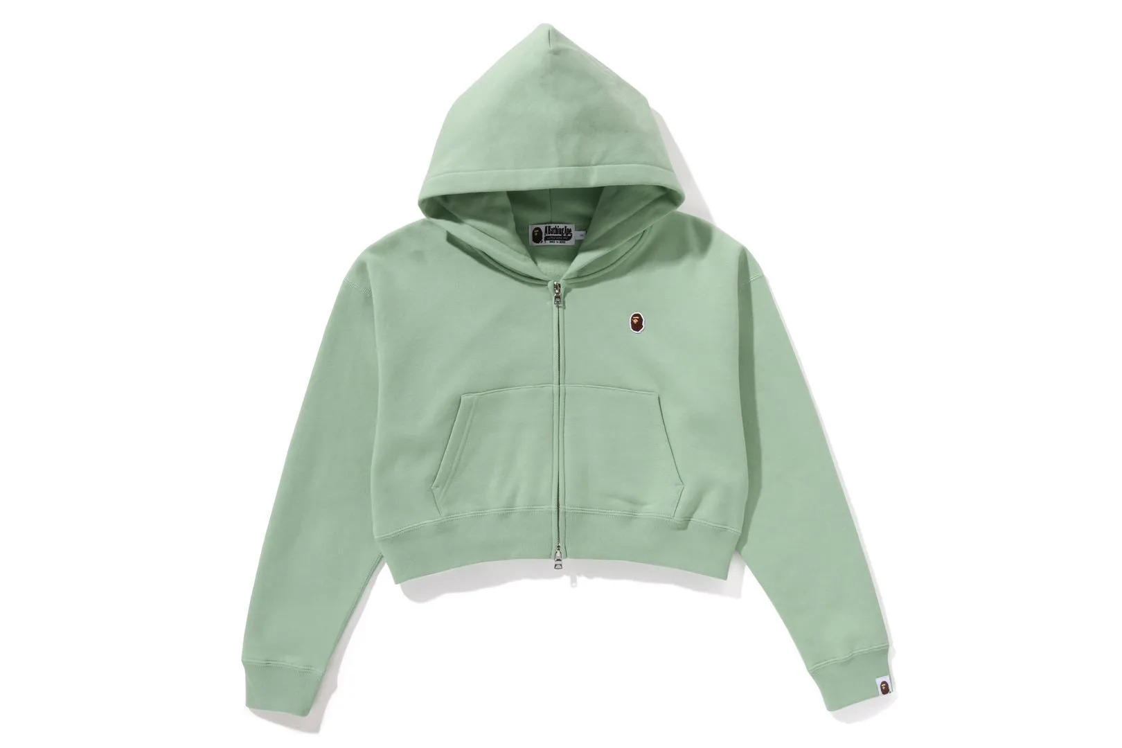 APE HEAD ONE POINT CROPPED ZIP HOODIE sold by Bape product image thumbnail 3