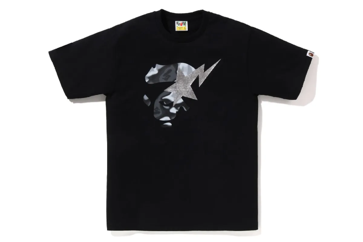 LIQUID CAMO APE FACE STA TEE sold by Bape