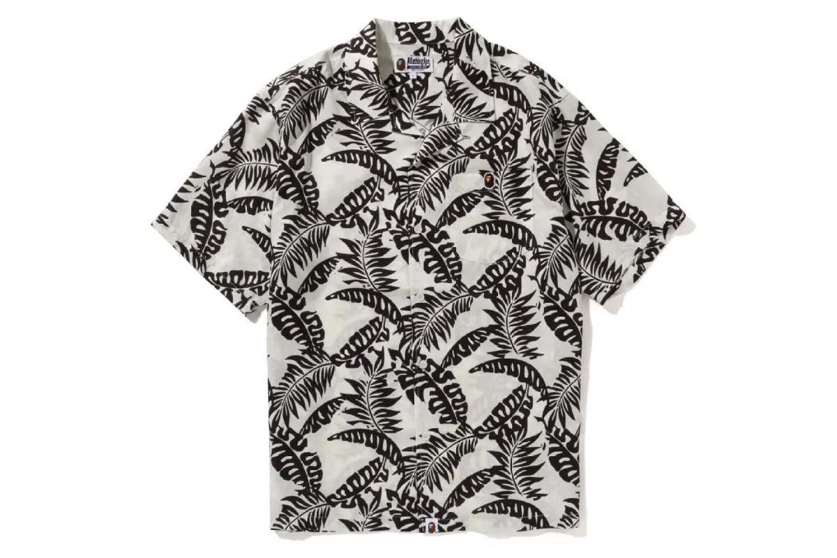 BAPE OPEN COLLAR SHIRT sold by Bape