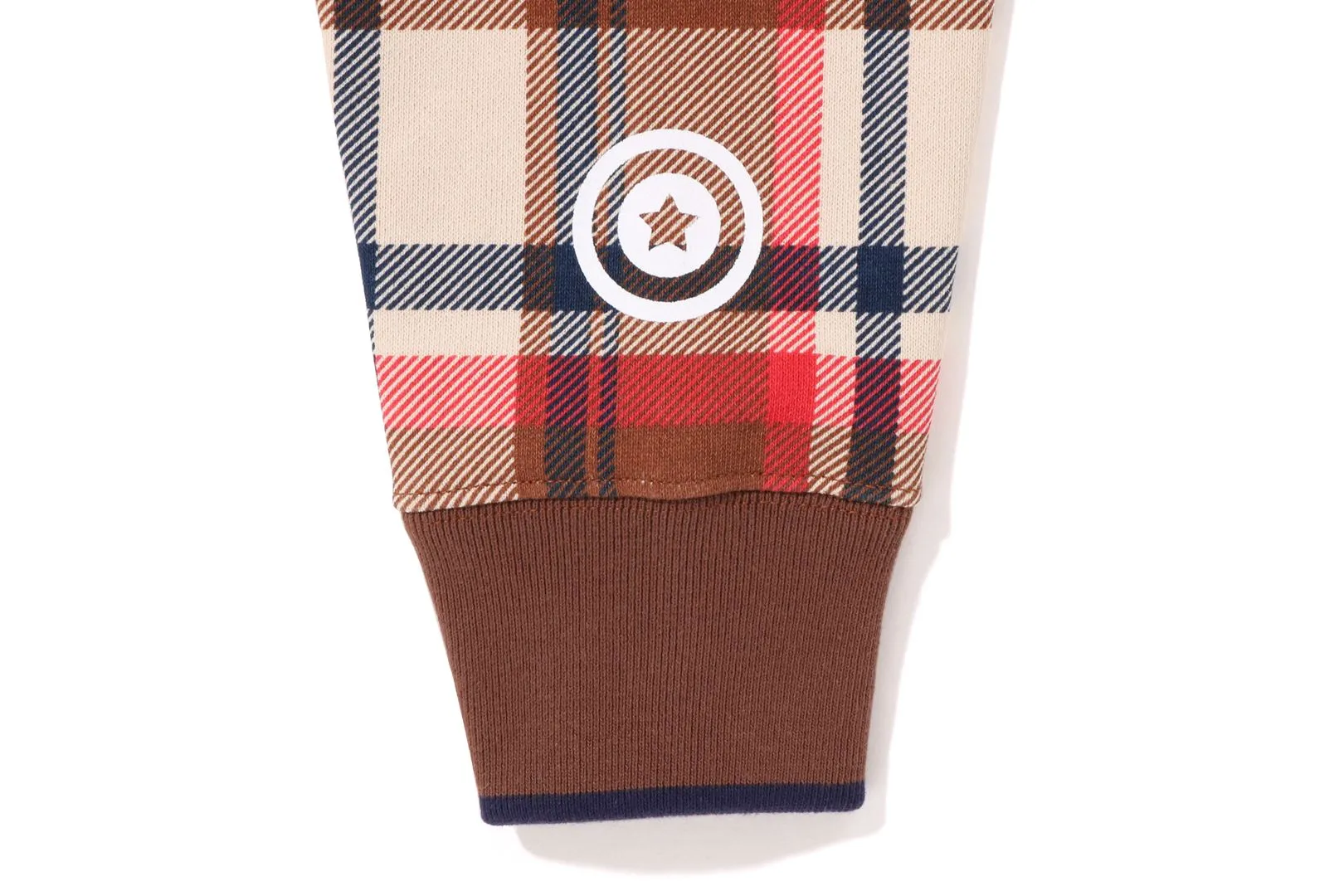 BAPE CHECK CROPPED SHARK FULL ZIP HOODIE sold by Bape product image thumbnail 3