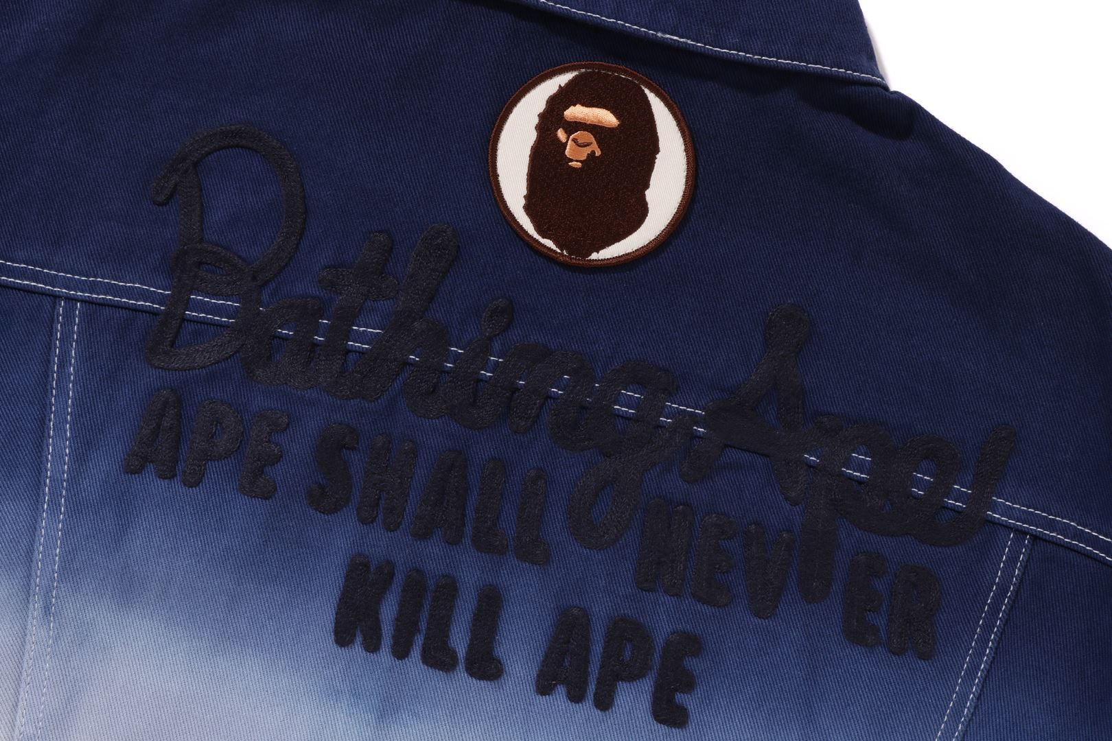 GRADATION CHAMPION DENIM JACKET sold by Bape product image thumbnail 4