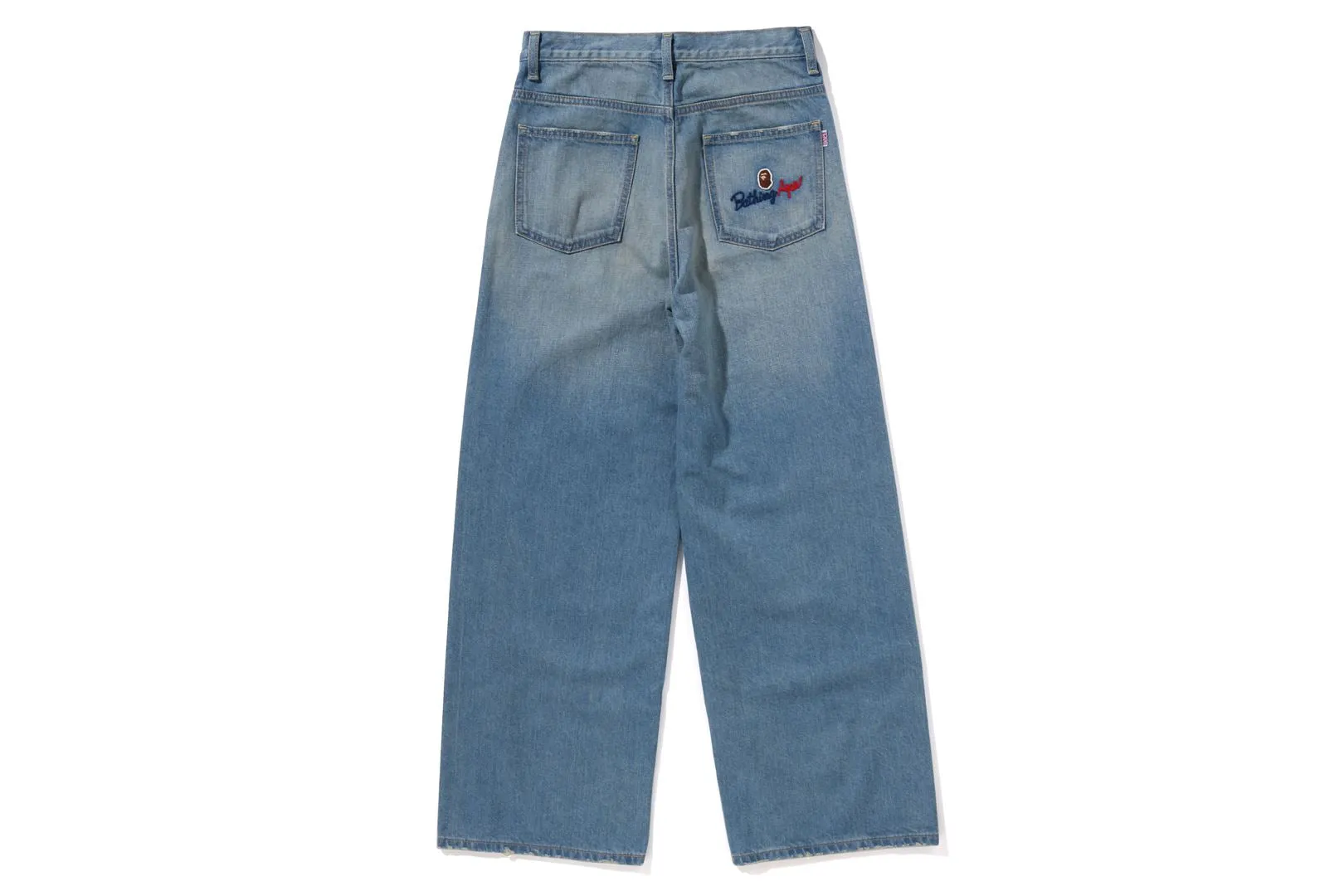 STONE WASHED DENIM PANTS sold by Bape product image thumbnail 2