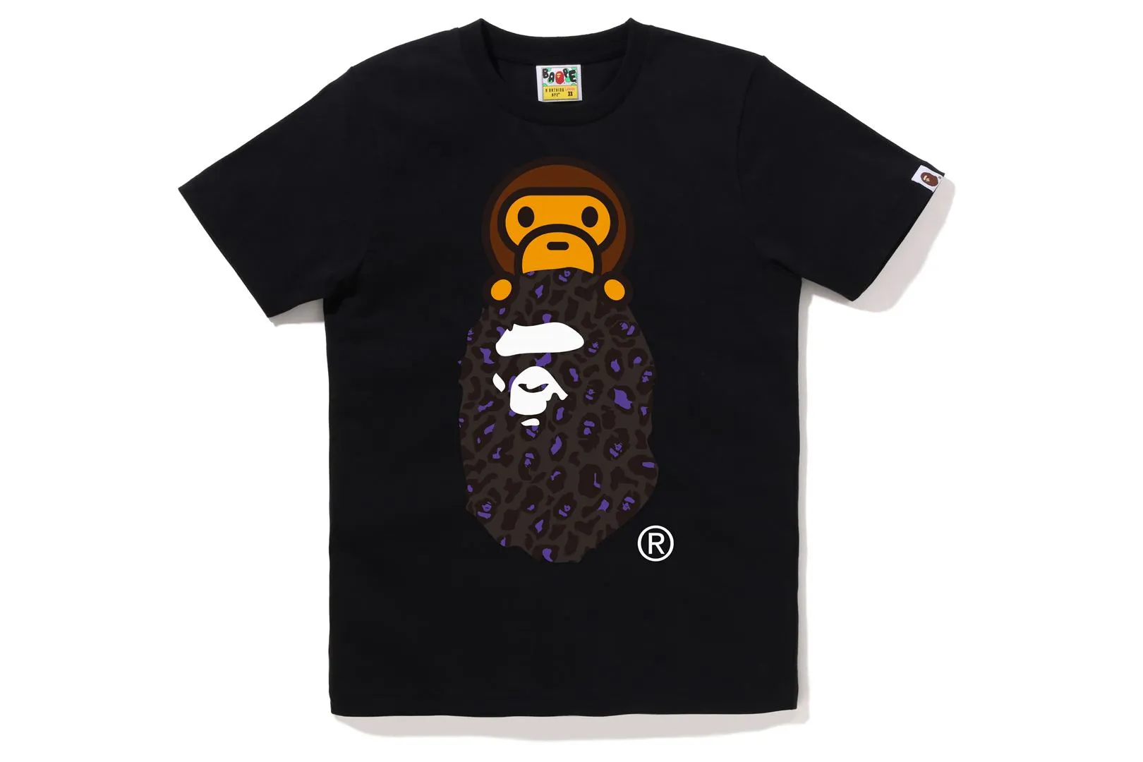 BAPE LEOPARD MILO ON APE HEAD TEE sold by Bape product image thumbnail 3
