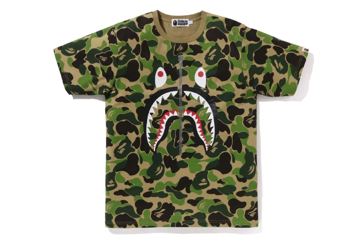 ABC CAMO SHARK TEE sold by Bape