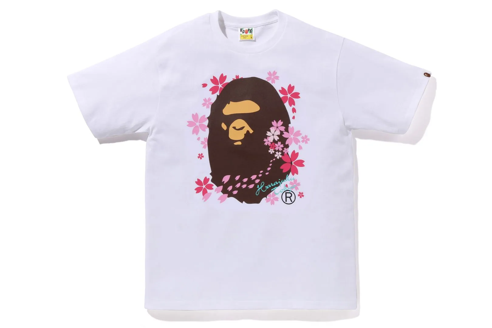 SAKURA APE HEAD TEE sold by Bape product image thumbnail 3