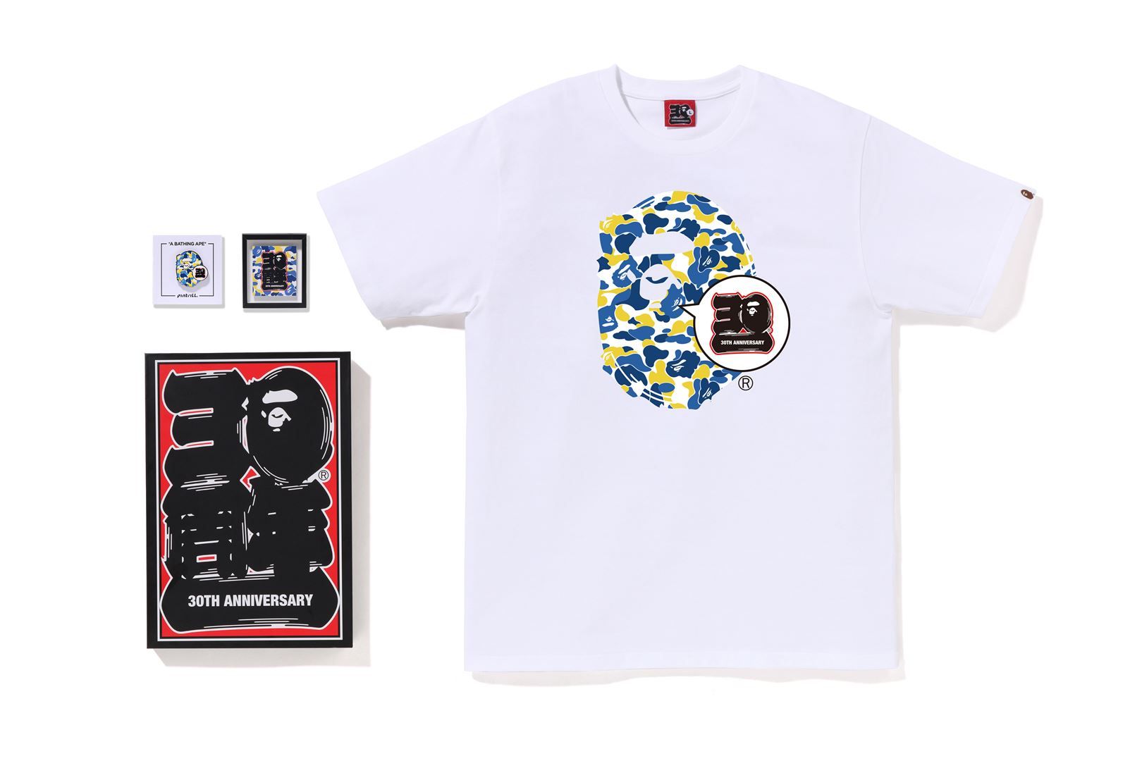 BAPE STORE SHANGHAI BAPE 30TH ANNIV. APE HEAD TEE SET sold by Bape product image thumbnail 4