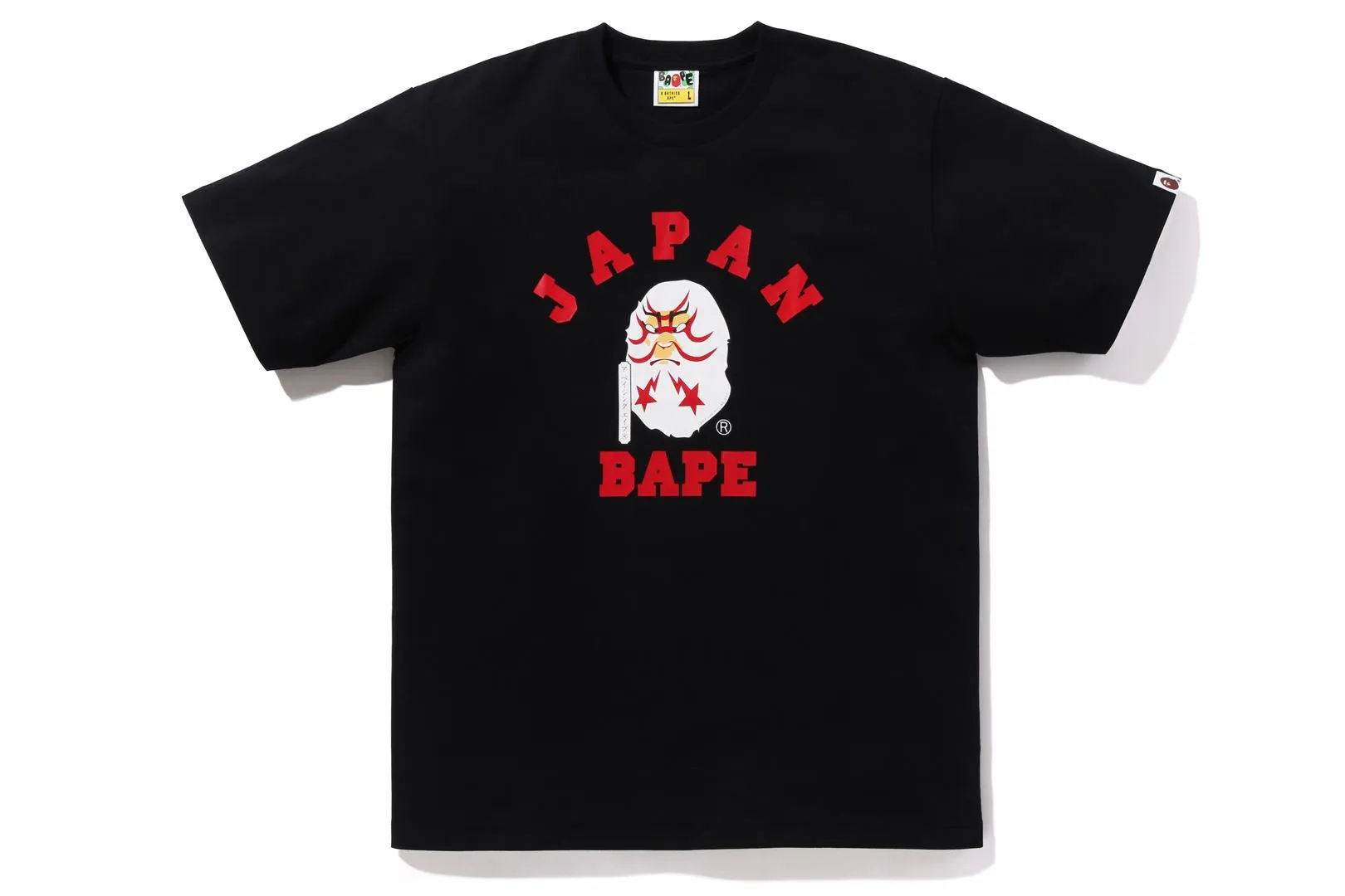 JAPAN COLLEGE KABUKI TEE sold by Bape