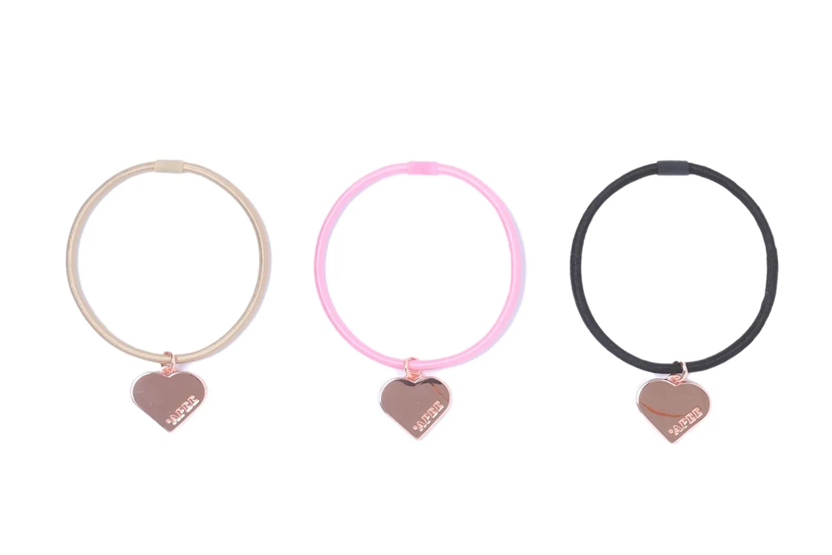 LOGO CHARM DETAIL HAIR TIES SET sold by Bape product image thumbnail 2