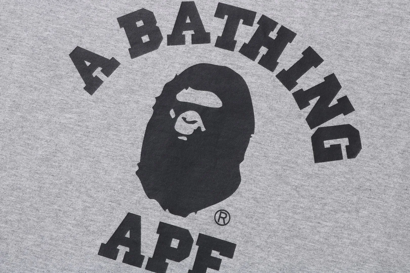 COLLEGE RAGLAN L/S TEE sold by Bape product image thumbnail 2