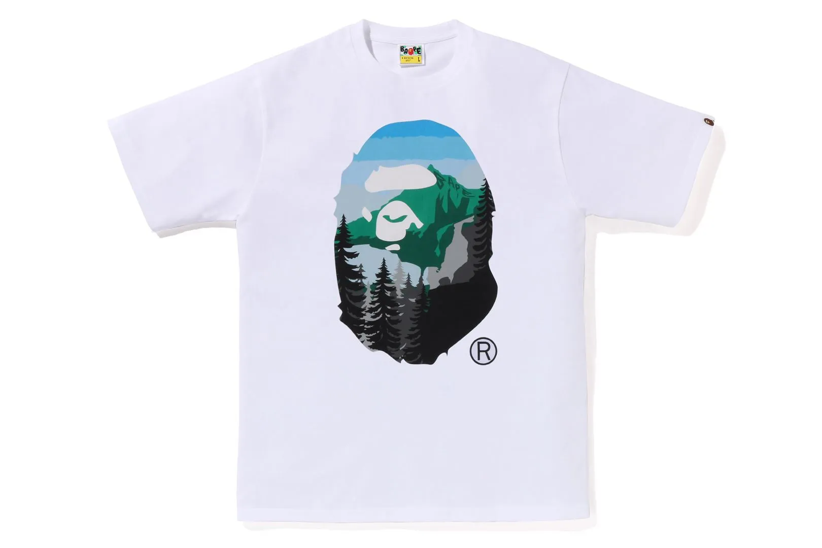 A CAMPING APE APE HEAD TEE sold by Bape product image thumbnail 3