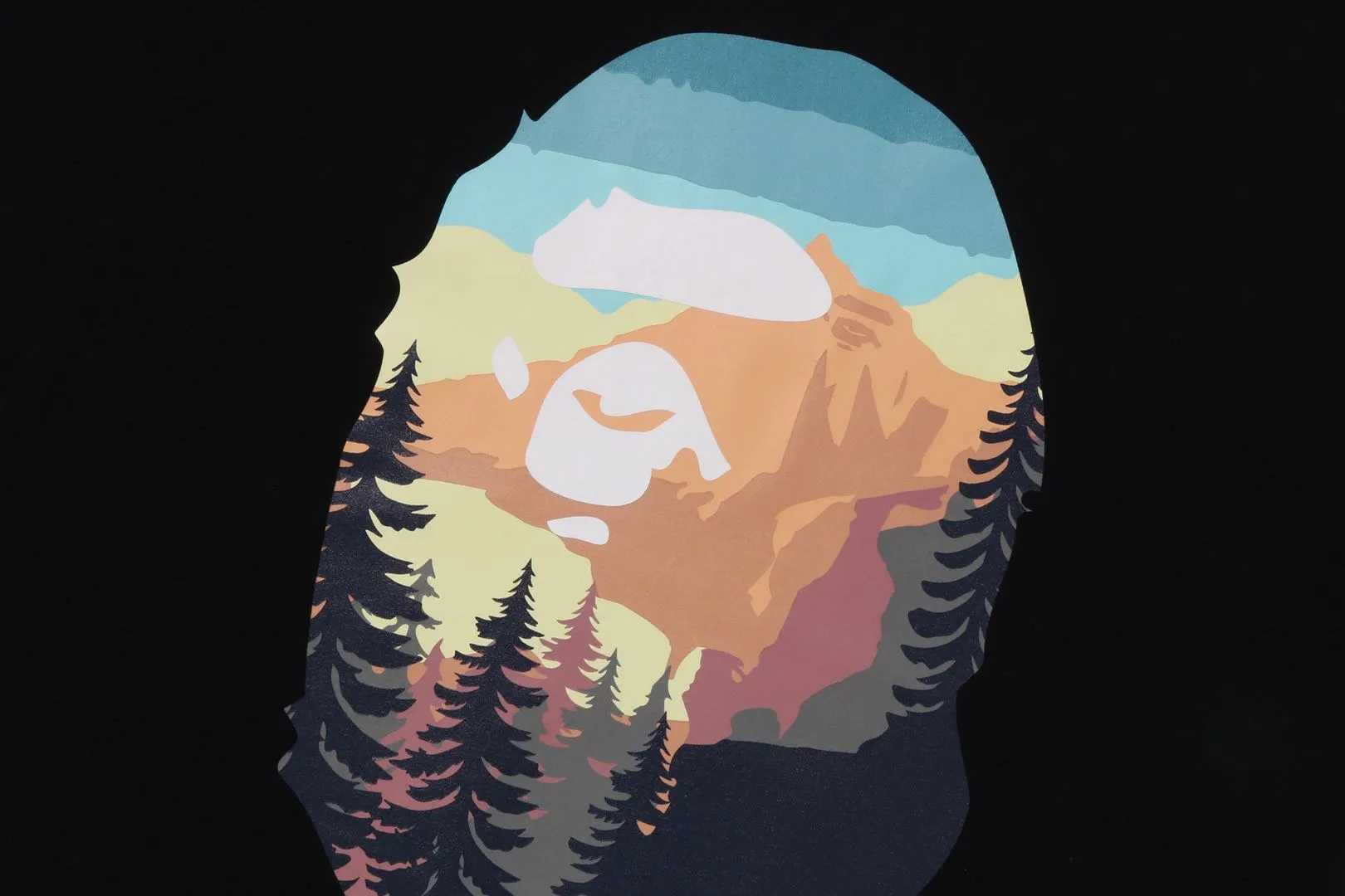 A CAMPING APE APE HEAD TEE sold by Bape product image thumbnail 2