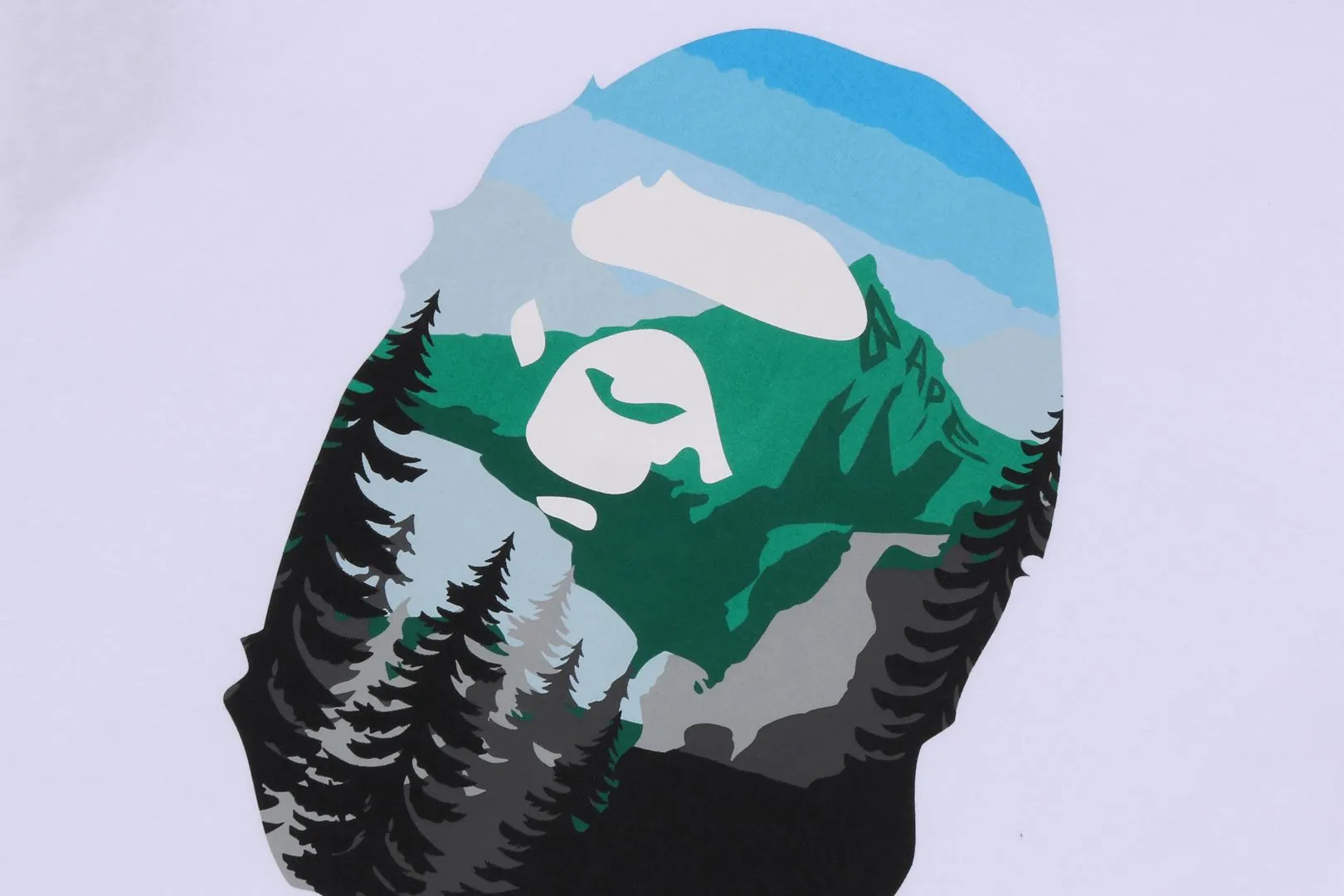 A CAMPING APE APE HEAD TEE sold by Bape product image thumbnail 4