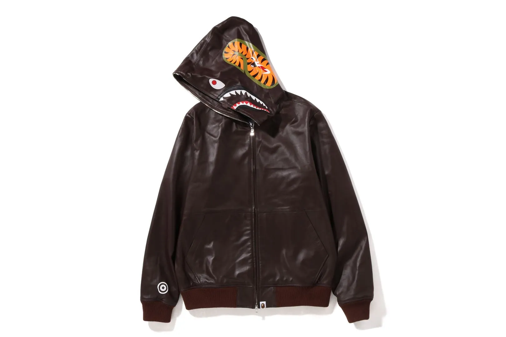 LEATHER SHARK FULL ZIP JACKET sold by Bape product image thumbnail 2