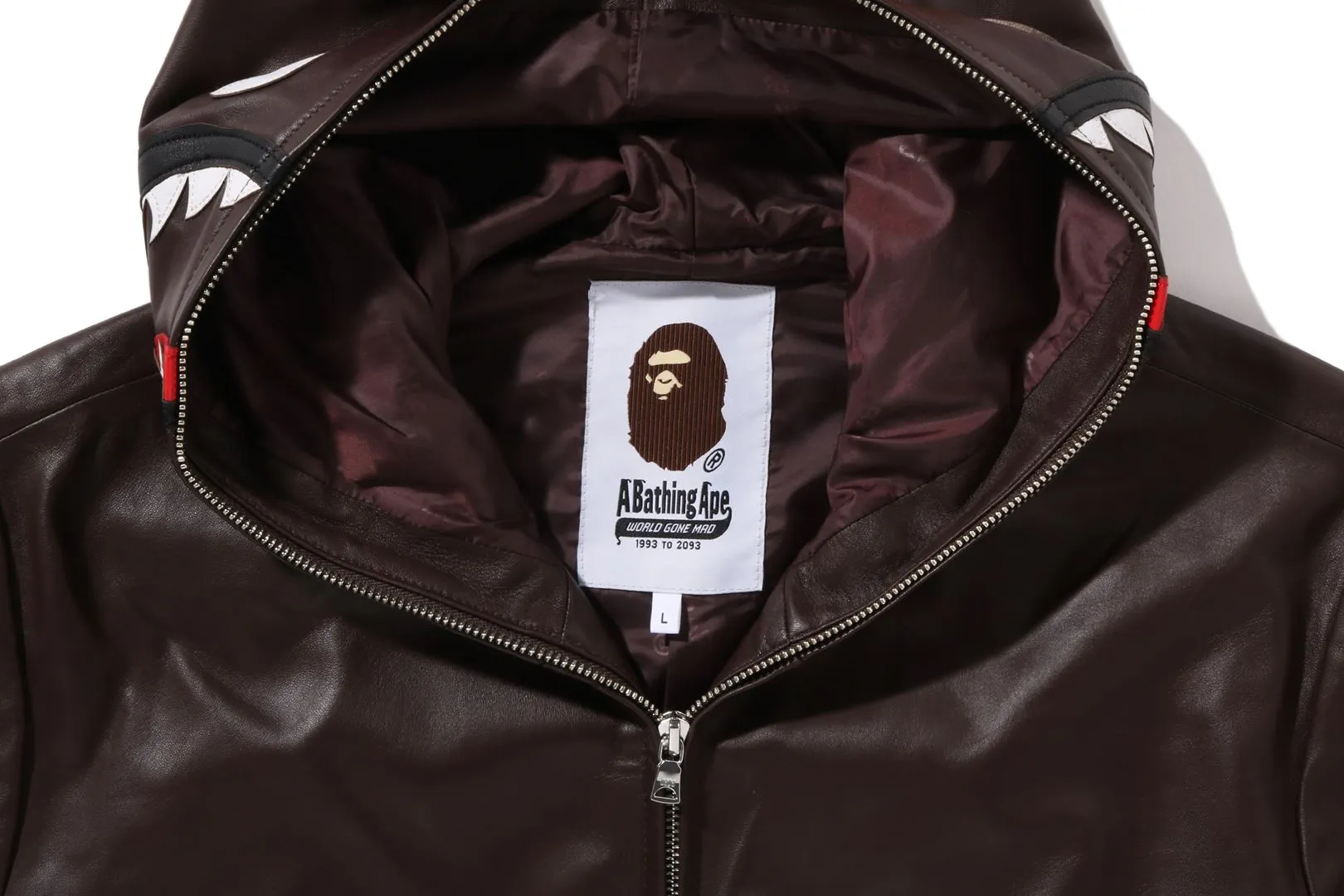 LEATHER SHARK FULL ZIP JACKET sold by Bape product image thumbnail 4