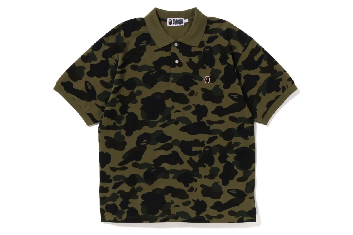 1ST CAMO ONE POINT RELAXED FIT POLO sold by Bape
