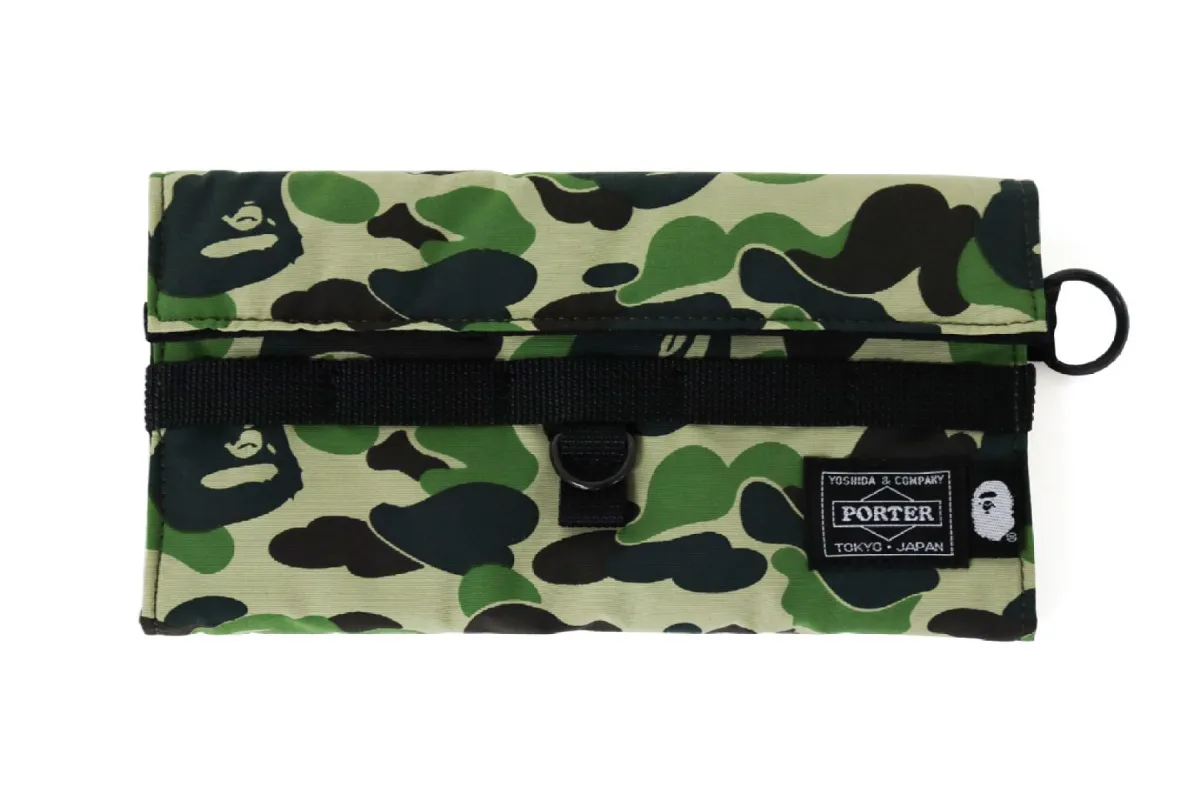 【 BAPE X PORTER 】ABC CAMO LONG WALLET sold by Bape