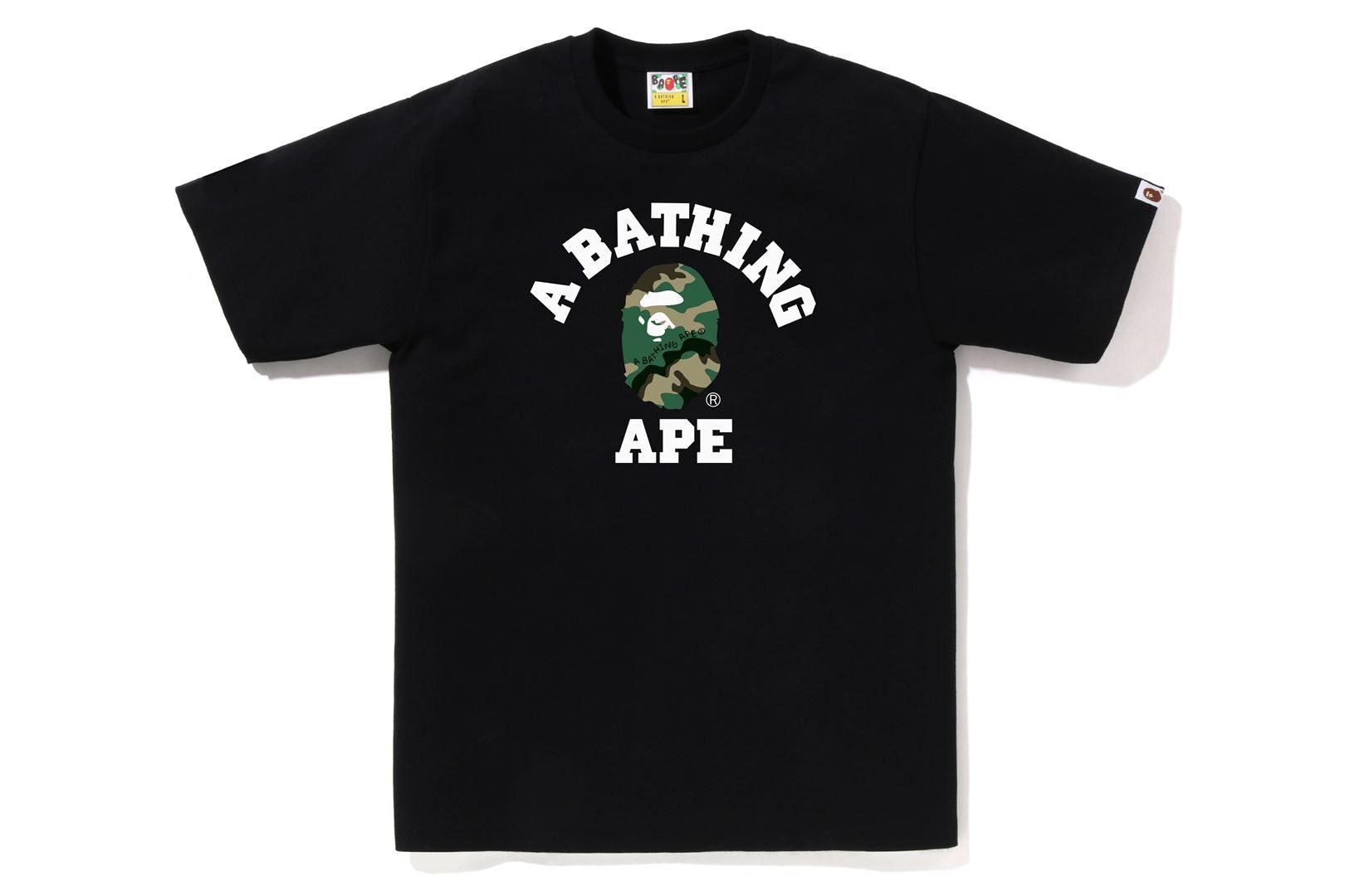 WOODLAND CAMO COLLEGE TEE sold by Bape