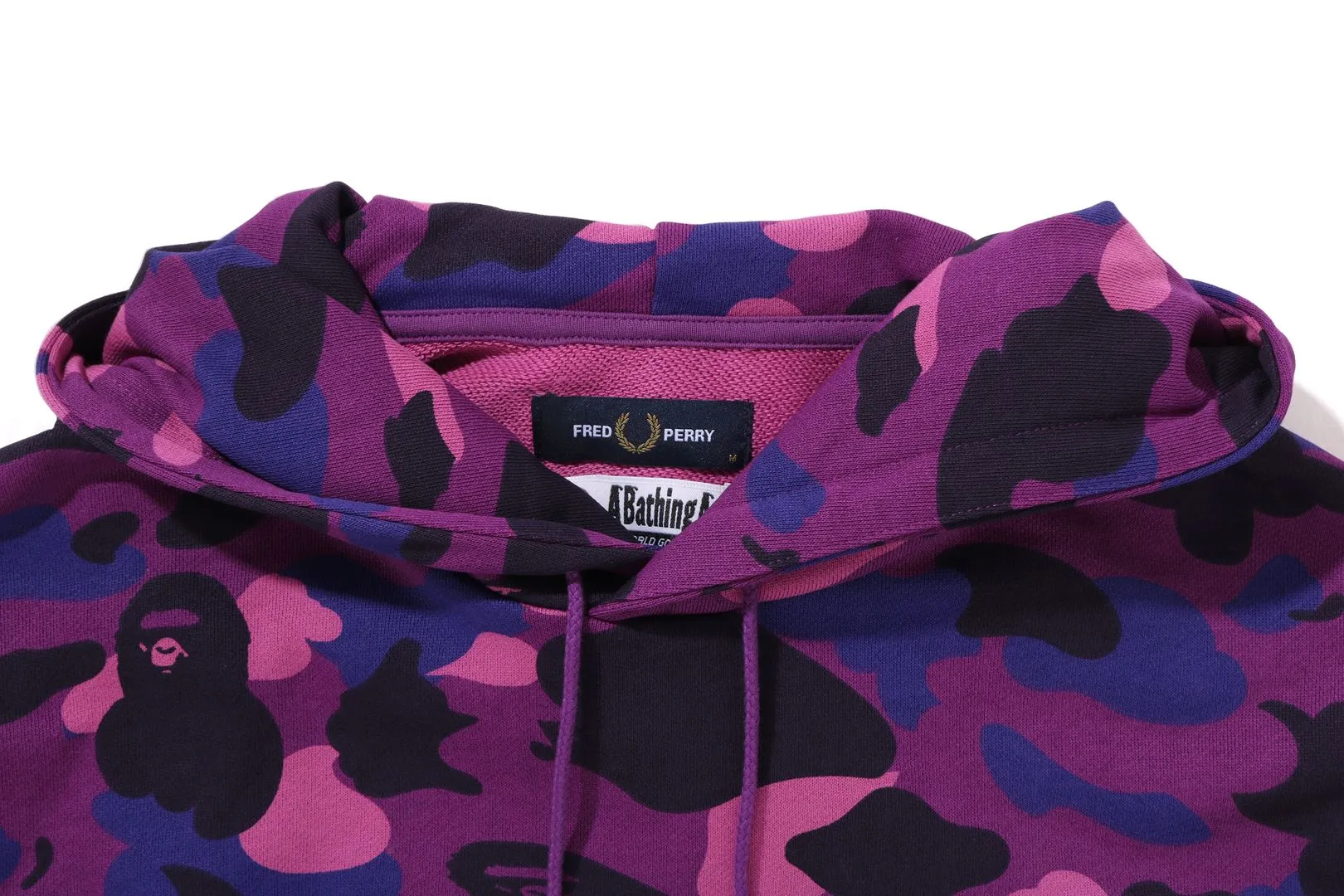 【 BAPE X FRED PERRY 】COLOR CAMO PULLOVER HOODIE sold by Bape product image thumbnail 4