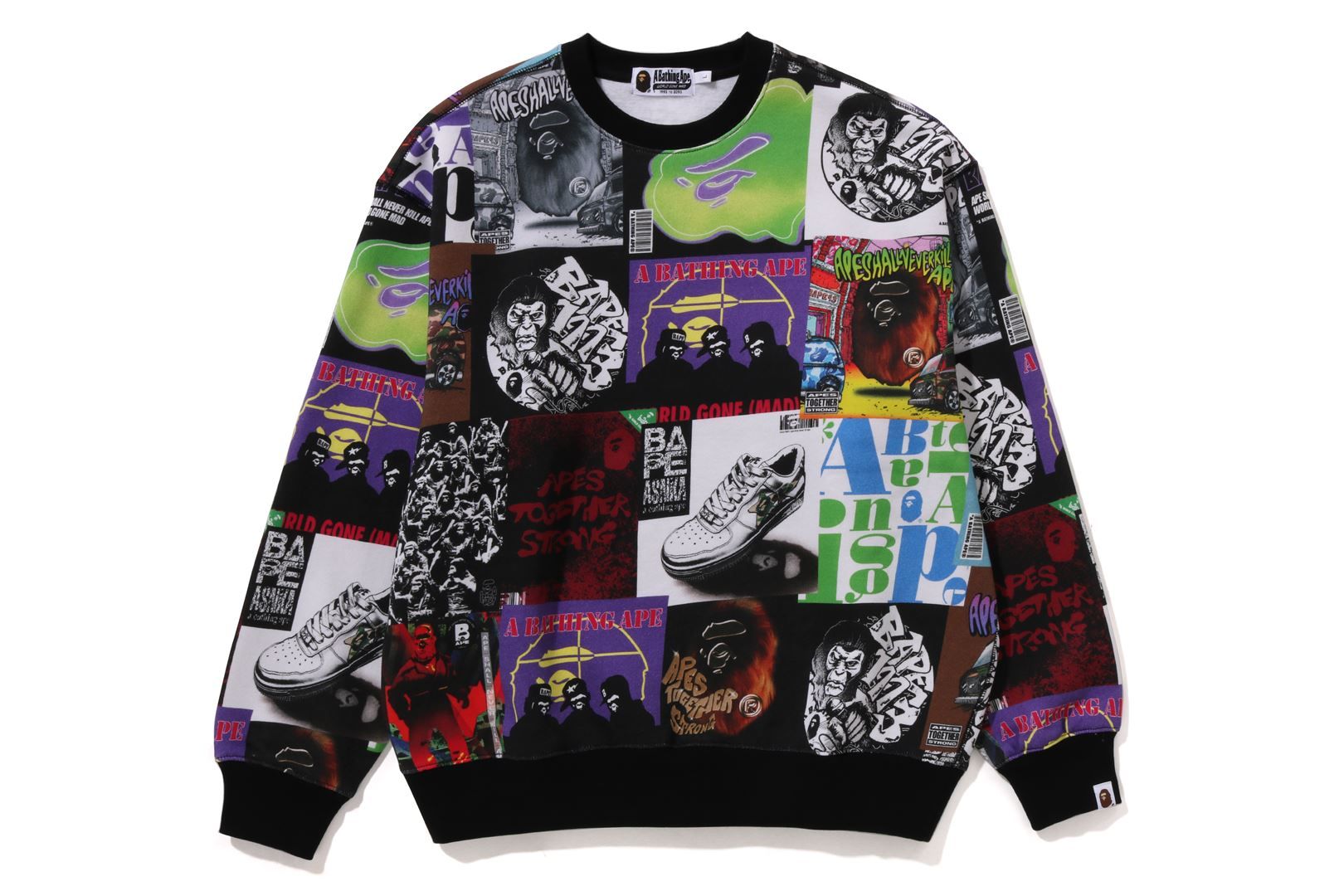 BAPE ALBUM MONOGRAM CREWNECK sold by Bape