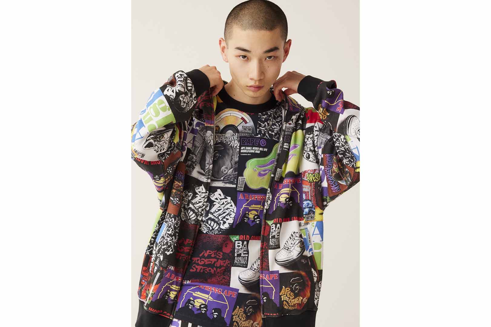 BAPE ALBUM MONOGRAM CREWNECK sold by Bape product image thumbnail 3