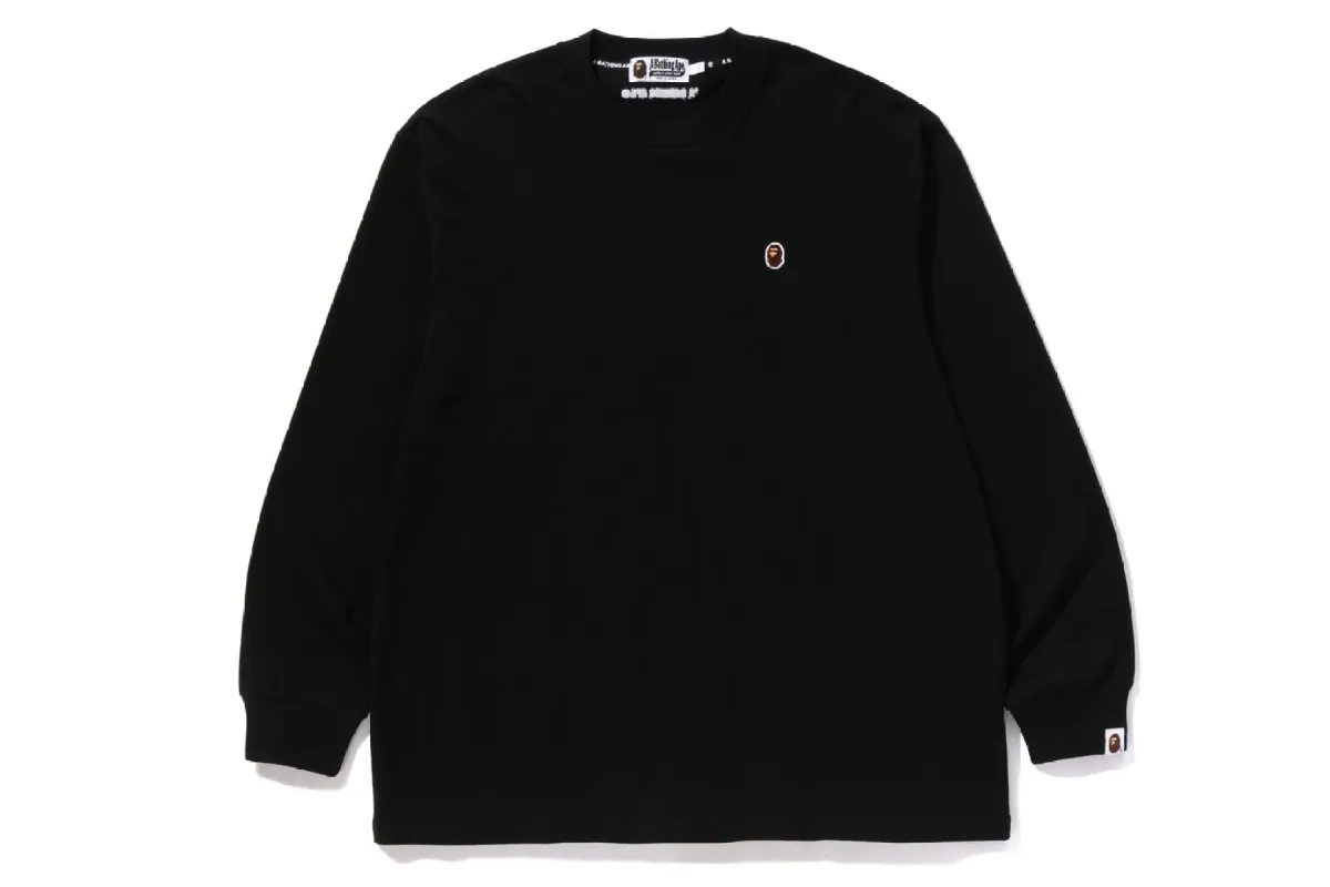 APE HEAD ONE POINT L/S TEE sold by Bape