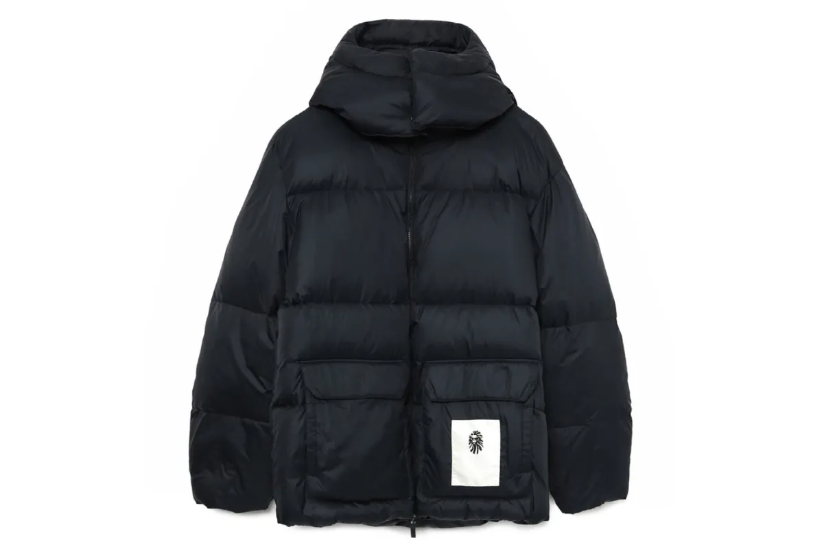 BAPE BLACK HOODED DOWN JACKET sold by Bape