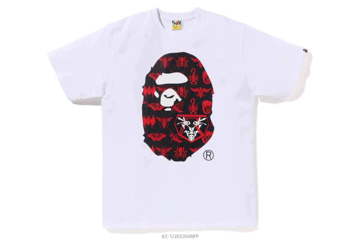 【 BAPE X SHIN KAMEN RIDER 】APE HEAD TEE sold by Bape