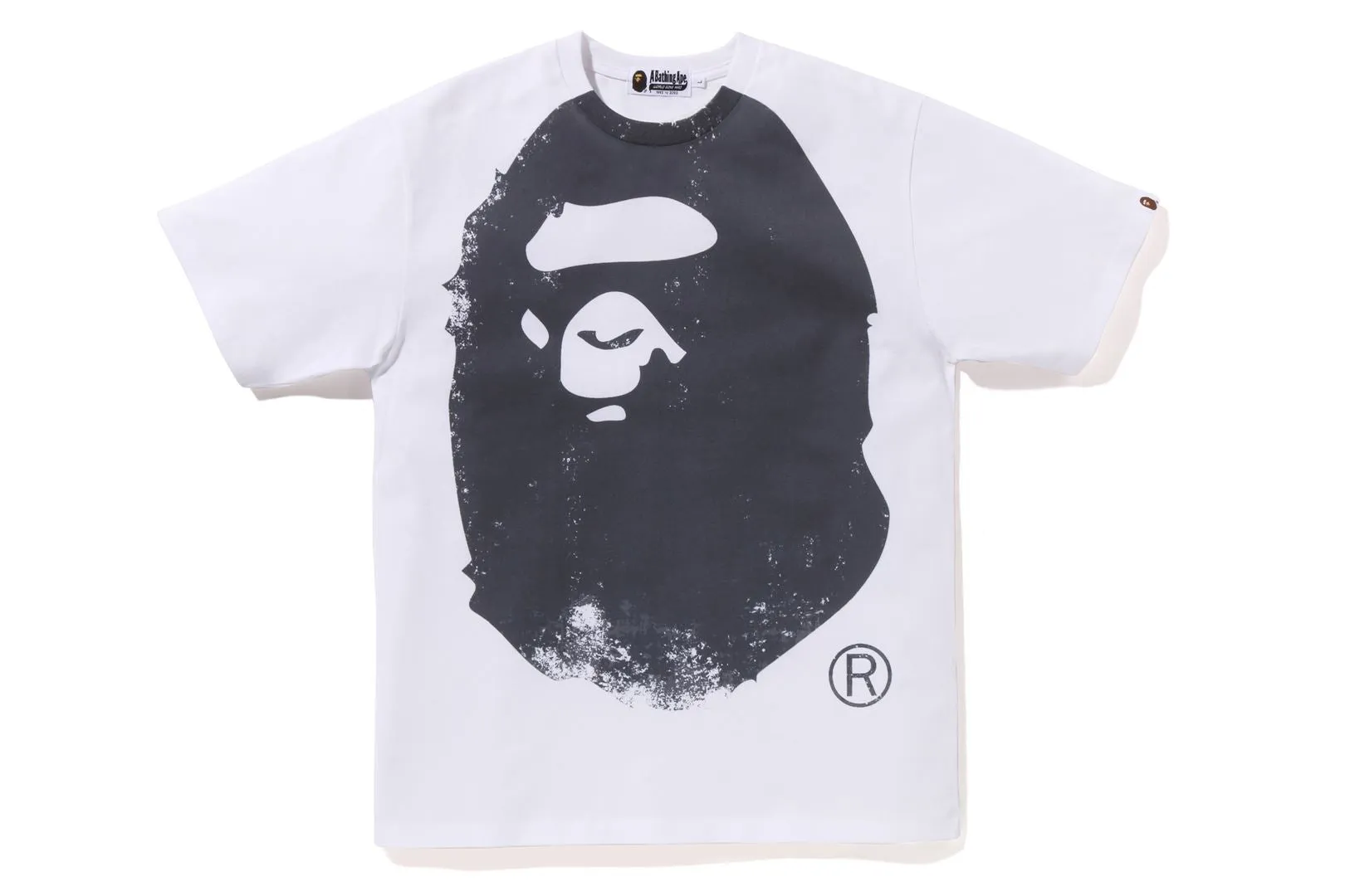 OVERPRINTED APE HEAD TEE sold by Bape
