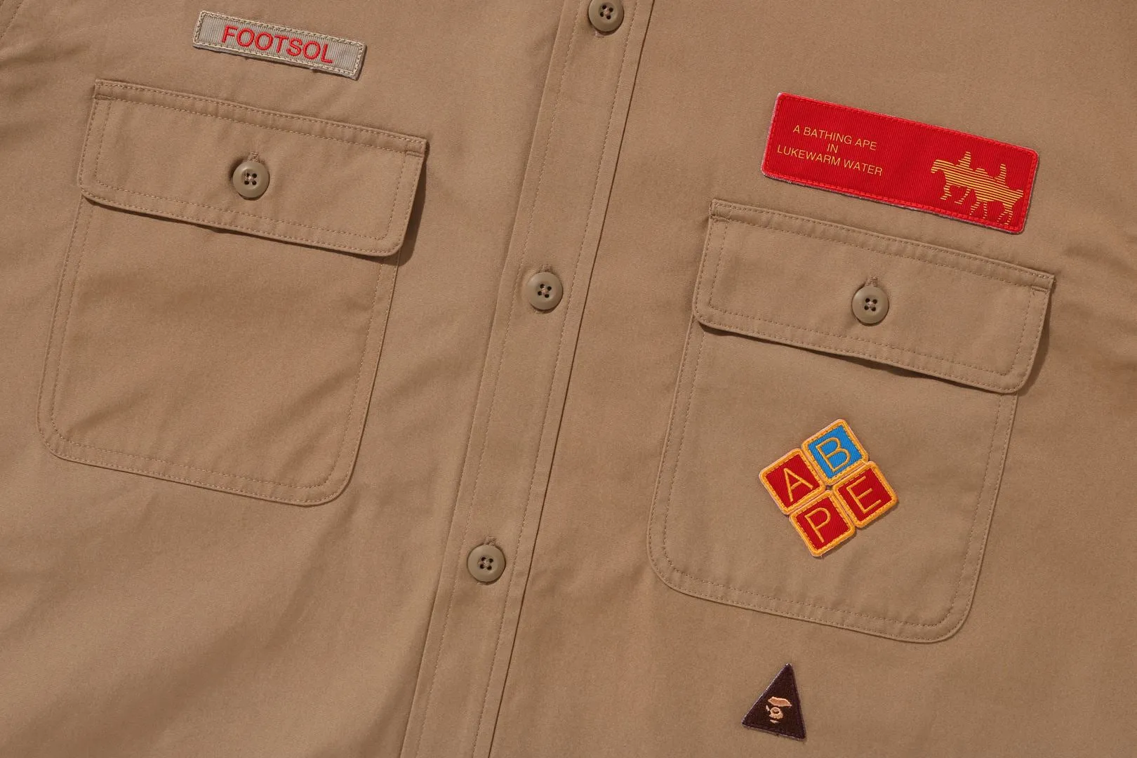 BAPE RELAXED FIT BOYSCOUT SHIRT sold by Bape product image thumbnail 3