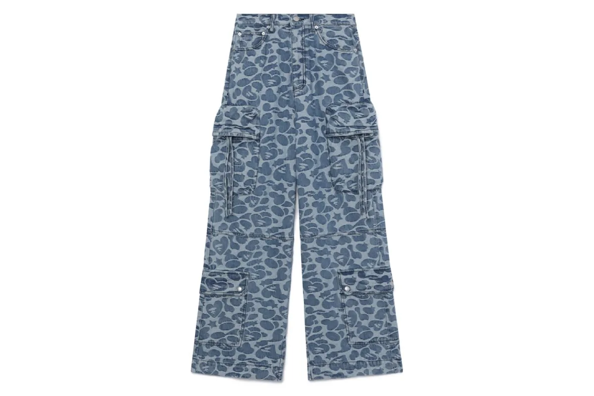 PATTERN CARGO JEANS #1 sold by Bape
