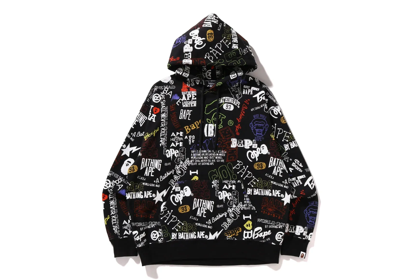 HAND DRAW PULLOVER HOODIE sold by Bape