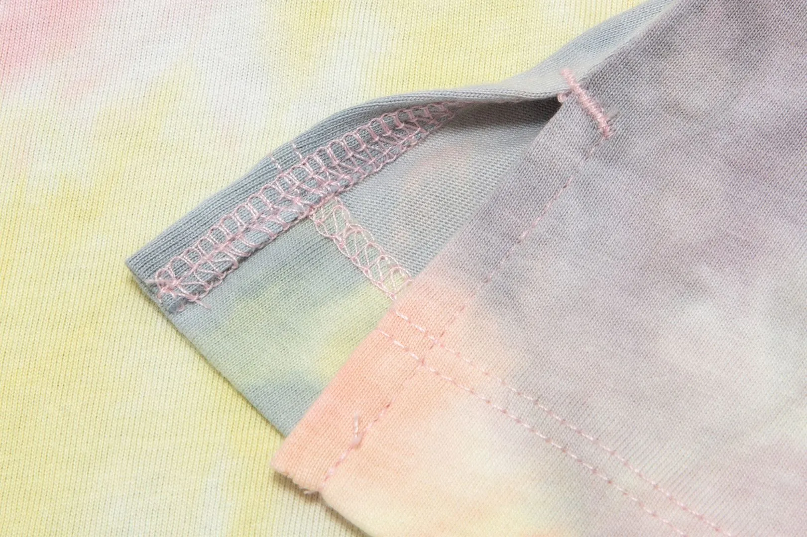 TIE DYE GRAPHIC SLIT TUNIC TEE sold by Bape product image thumbnail 4