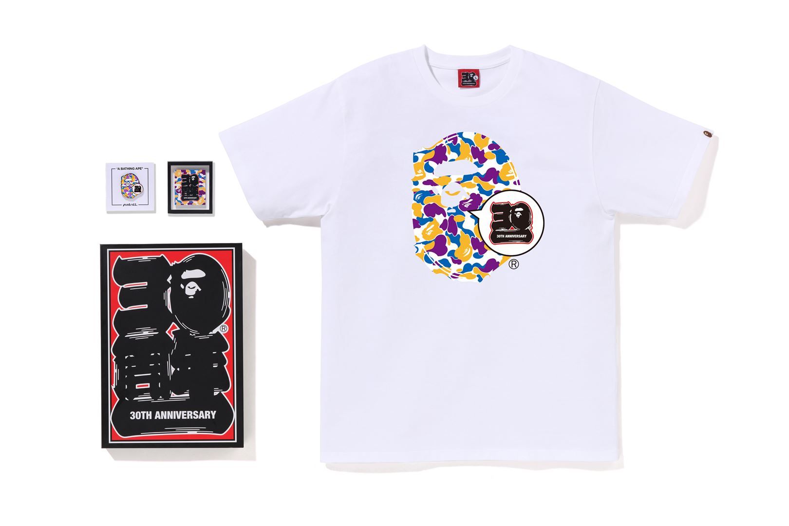 BAPE STORE LOS ANGELES BAPE 30TH ANNIV. APE HEAD TEE SET sold by Bape product image thumbnail 4