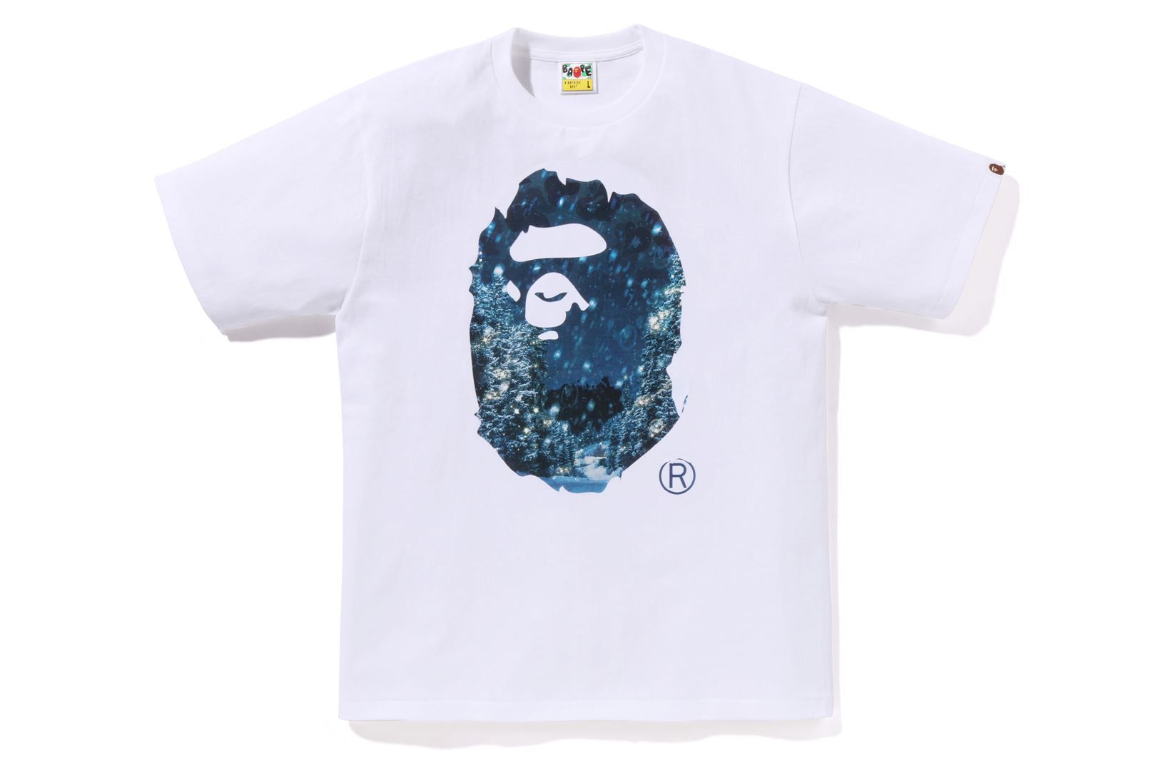 CHRISTMAS PHOTO APE HEAD TEE sold by Bape product image thumbnail 4
