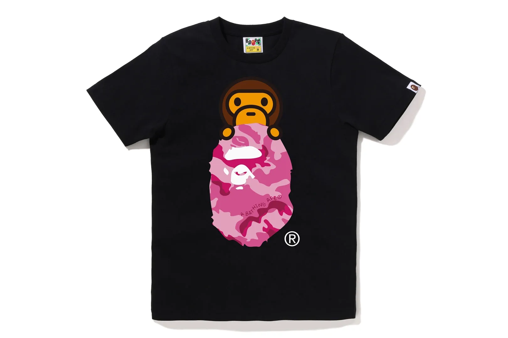 WOODLAND CAMO MILO ON APE HEAD TEE sold by Bape product image thumbnail 2