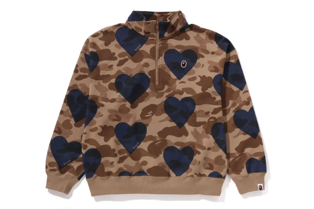 I LOVE BAPE HALF ZIP SWEATSHIRT sold by Bape
