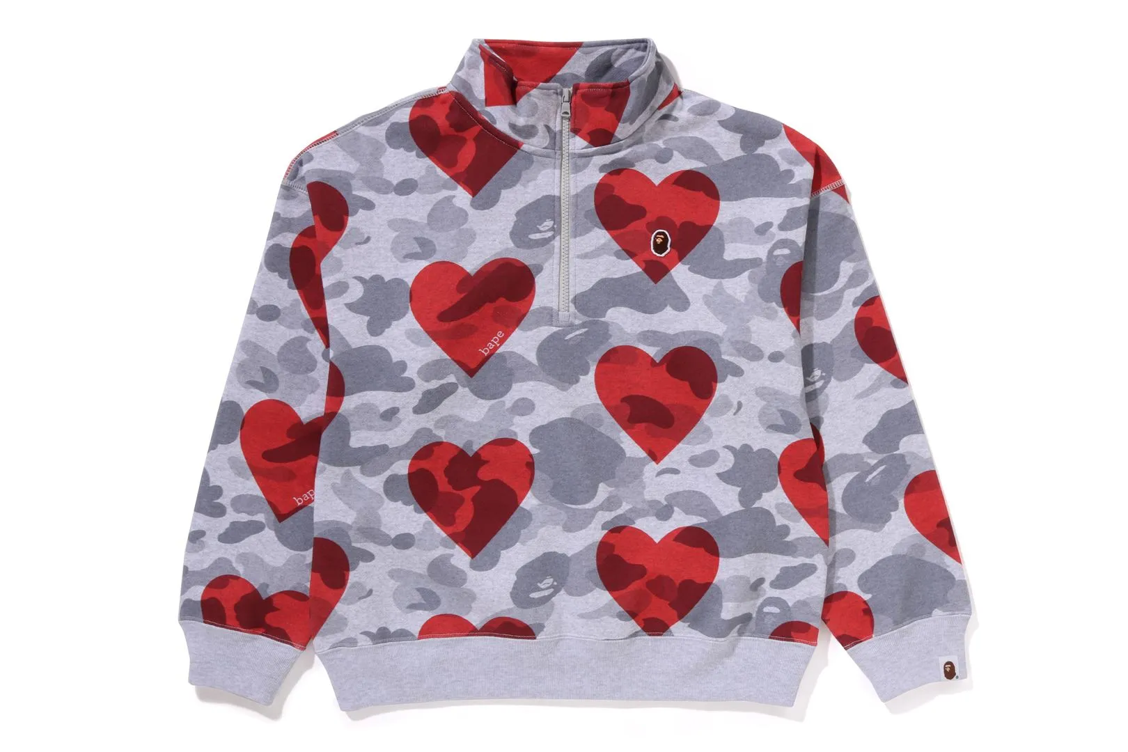 I LOVE BAPE HALF ZIP SWEATSHIRT sold by Bape product image thumbnail 5