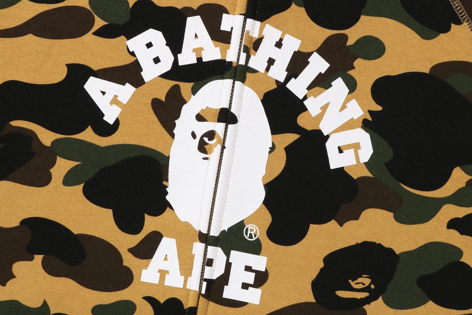 1ST CAMO CRAZY COLLEGE FULL ZIP HOODIE sold by Bape product image thumbnail 3