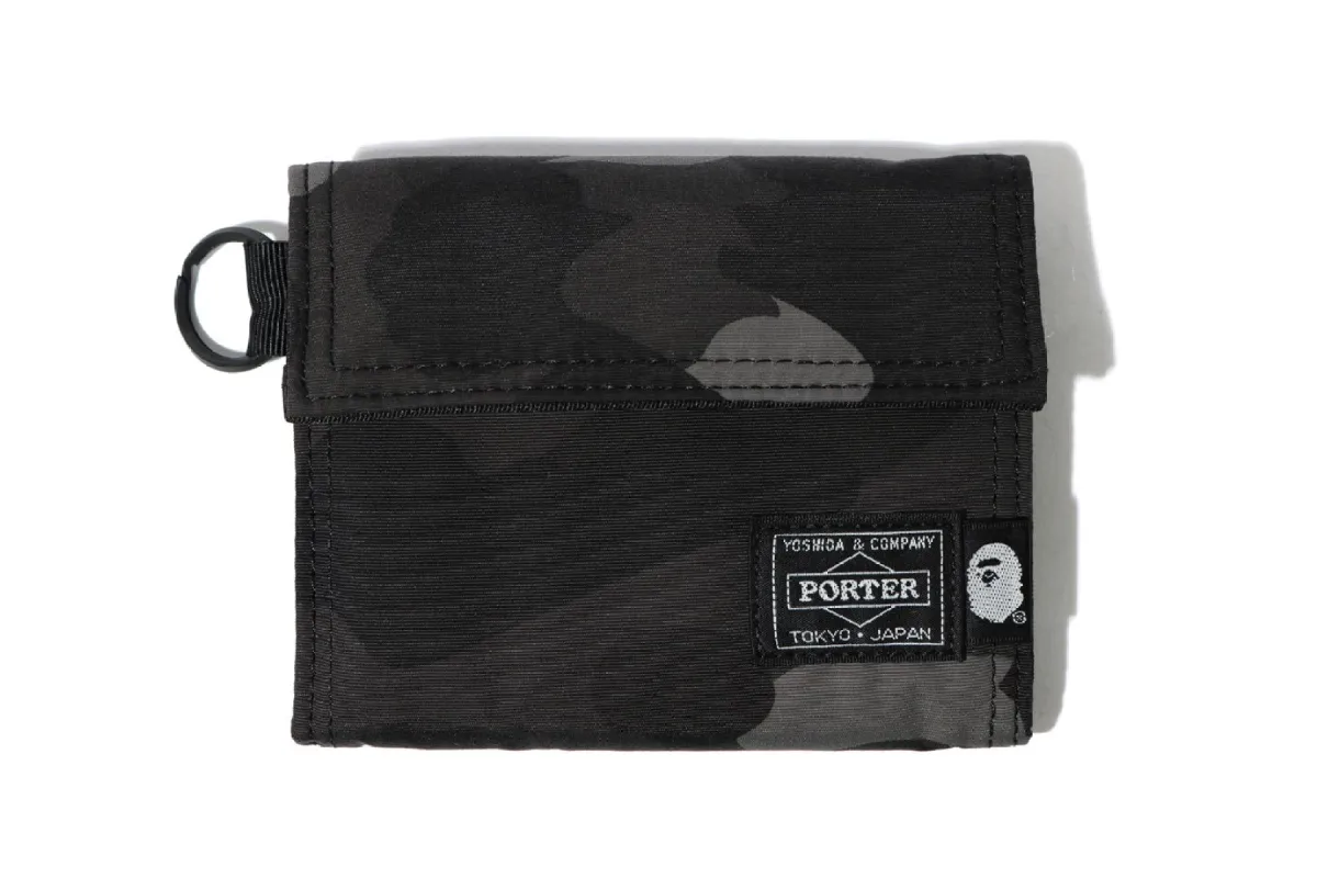 【 BAPE X PORTER 】 COLOR CAMO WALLET sold by Bape