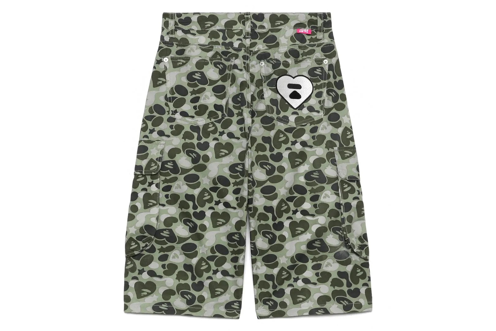 KNEE LENGTH CARGO SHORTS GRN sold by Bape product image thumbnail 2